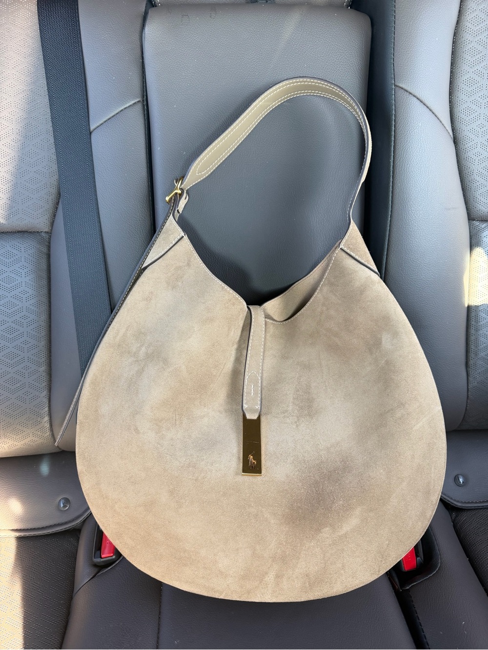 Large Polo ID in Taupe